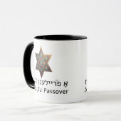Prettig Pèsach Davidster Mok (Voorkant links)