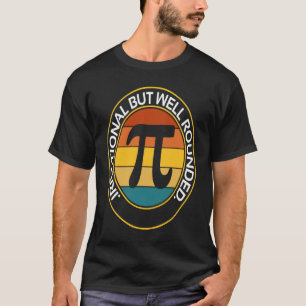 Prettig Pi-dag Retro Pi-symbool kinderen Wiskunde T-shirt
