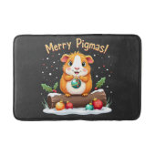 Prettig Pigmas Cavia Kerstman  Badmat (Voorkant)