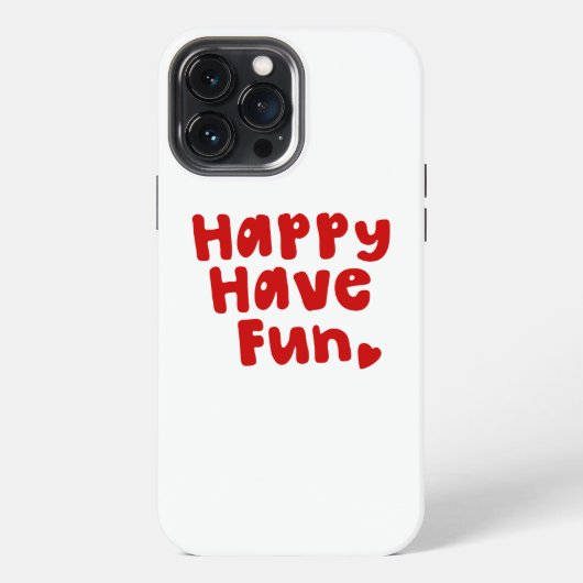 Prettig Plezier iPhone Hoesje (Achterkant)