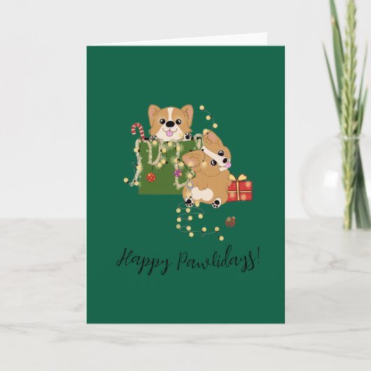 Prettig Poesfeest! Kaart (Voorkant)