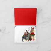 Prettig Polarbeer Feest Feestdagen Kaart (Binnen)