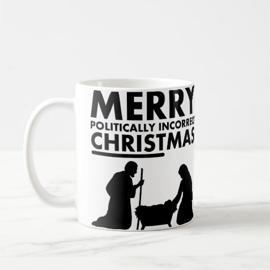 Prettig Politiek Incorrect Kerstmis Christus Mok (Links)