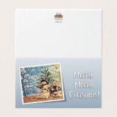 Prettig, prettig kerstfeest! kaart (Buitenkant ongevouwen)