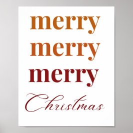 prettig prettig prettig kerstfeest poster
