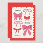 Prettig Prettig Prettig & Strikken Feestdagenkaart (Voorkant / Achterkant)