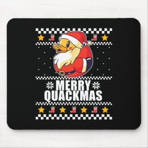 Prettig Quackmas Kerst Eend Kerstman Klaas Meme  Muismat