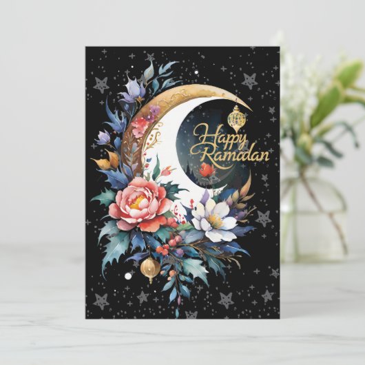 prettig Ramadan Feestdagenkaart (Staand voorkant)