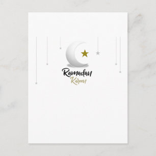 Prettig Ramadan Kareem Elegante Islamitische Halve Briefkaart