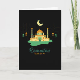 Prettig Ramadan Kareem en Eid Mubarak 2026 Kaart