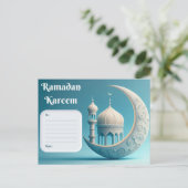 Prettig Ramadan Kareem Kaart - Digitale Download (Staand voorkant)