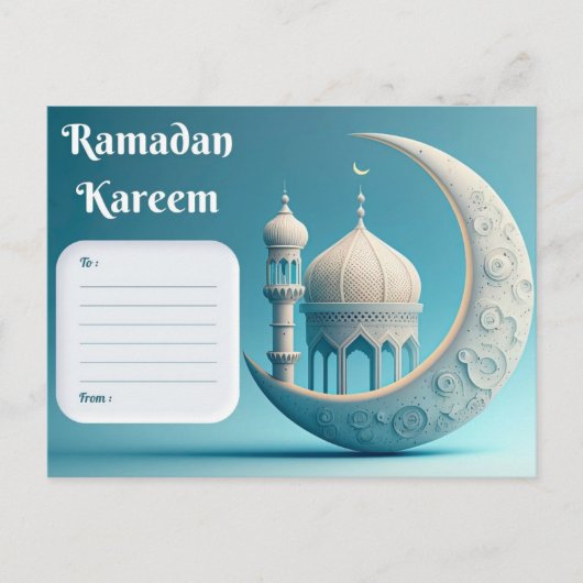 Prettig Ramadan Kareem Kaart - Digitale Download (Voorkant)