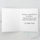 Prettig Ramadan Mubarak Ramadan Kareem Goud Moslim Kaart (Binnen)