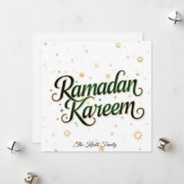 Prettig Ramadan Mubarak Ramadan Kareem Gouden Mosl Feestdagenkaart