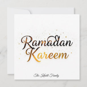 Prettig Ramadan Mubarak Ramadan Kareem Gouden Mosl Feestdagenkaart