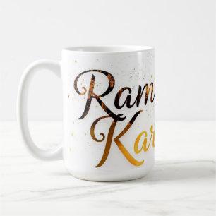 Prettig Ramadan Mubarak Ramadan Kareem Gouden Mosl Koffiemok