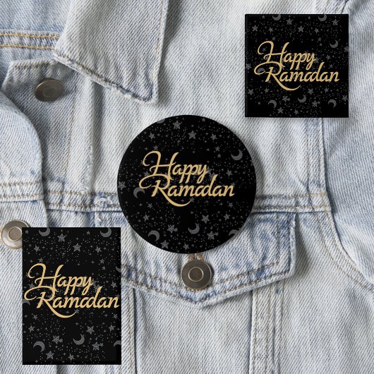 prettig Ramadan Ronde Button 3,2 Cm