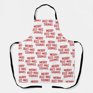 Prettig Rizz-Kerst Sigmas Snarky Kerst Grappig  Schort