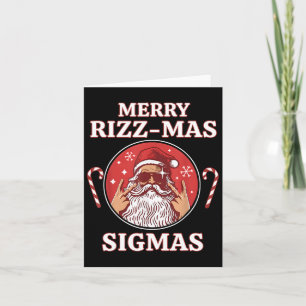Prettig Rizz Mas Sigmas- Gen Alpha Middelbare Scho Kaart