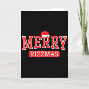 Prettig Rizzmas Kinderen Tiener School Grappig Ker Kaart