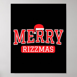Prettig Rizzmas Kinderen Tiener School Grappig Ker Poster