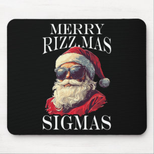 Prettig Rizzmas Sigmas - Xmas Kerstmis Kerstman Muismat