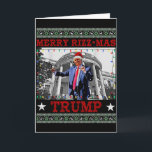 Prettig Rizzmas Trump Grappig Humoristische Trump  Kaart<br><div class="desc">Prettig Rizzmas Trump Grappig Humoristische Trump Dans Kerstmis</div>