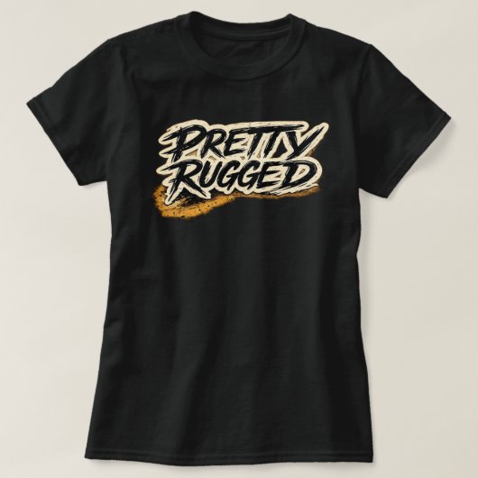 PRETTIG ROBUUST SPRAYVERF LOGO T-SHIRT (Design voorkant)
