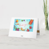 Prettig Rosj Hasjana Joods Nieuwjaar Honing & Appe Bedankkaart (Achterkant)