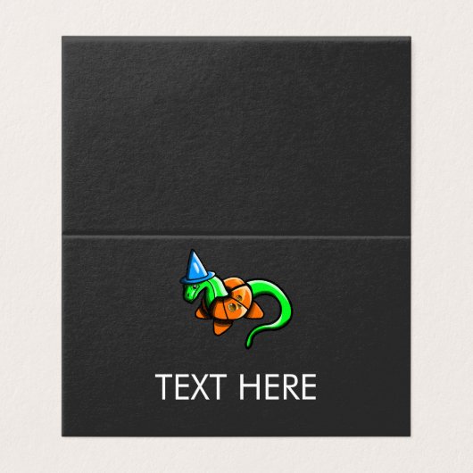 Prettig Samhain!! Kaart (Buitenkant ongevouwen)