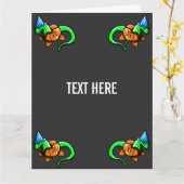 Prettig Samhain!! Kaart (Gele Bloem)