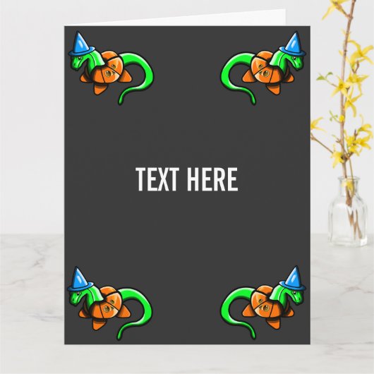 Prettig Samhain!! Kaart (Gele Bloem)