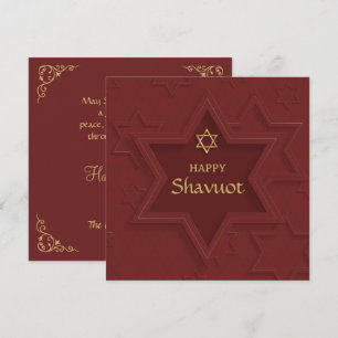Prettig Shavuot Elegant  Feestdagenkaart
