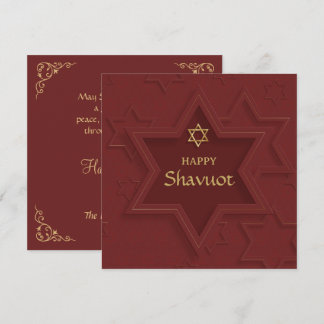 Prettig Shavuot Elegant Feestdagenkaart