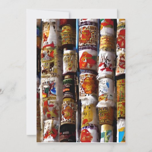 Prettig Sjemini Atseret en Simchat Torah Kaart (Voorkant)