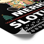Prettig SloomKerstmis Grappige Sloom Kerstmis Pun  Poster (Hoek)