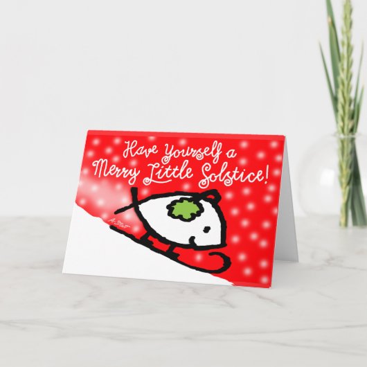 Prettig Solstitie Feest! - Kaart (Voorkant)