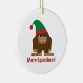 Prettig Squatchmas! Keramisch Ornament (Rechts)