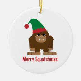 Prettig Squatchmas! Keramisch Ornament