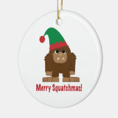 Prettig Squatchmas! Keramisch Ornament (Links)