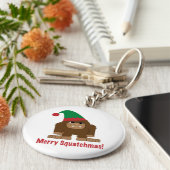 Prettig Squatchmas! Sleutelhanger (Zijkant)