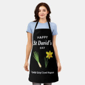 Prettig St David's Dag Dydd Gŵyl Dewi Hapus 4 Schort (Gedragen)