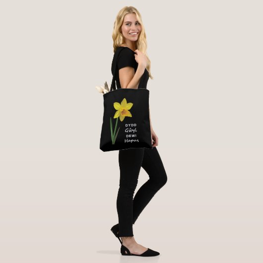 Prettig St David's Dag Tote Bag (Op model)