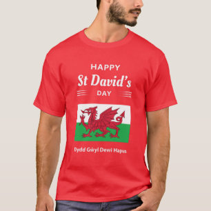 Prettig St David's Day Dydd Gŵyl Dewi Hapus 2 T-shirt