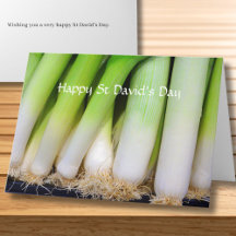 Prettig St David's Day Welshe Prei Persoonlijk