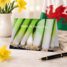 Prettig St David's Day Welshe Prei Persoonlijk