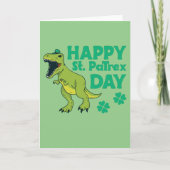 Prettig St. Patrex-dag Trex St. Patrick's grapkaar Kaart (Voorkant)