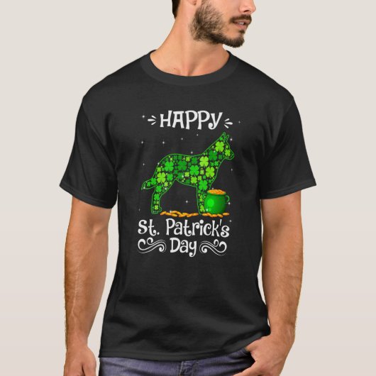 Prettig St Patrick S Dag Australische Veedrijversh T-shirt (Voorkant)