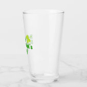 Prettig St. Patrick`s dag Klaver Groen Glas (Links)