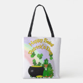 “Prettig St. Patrick’s Day Oliver.” Tote Bag (Achterkant)